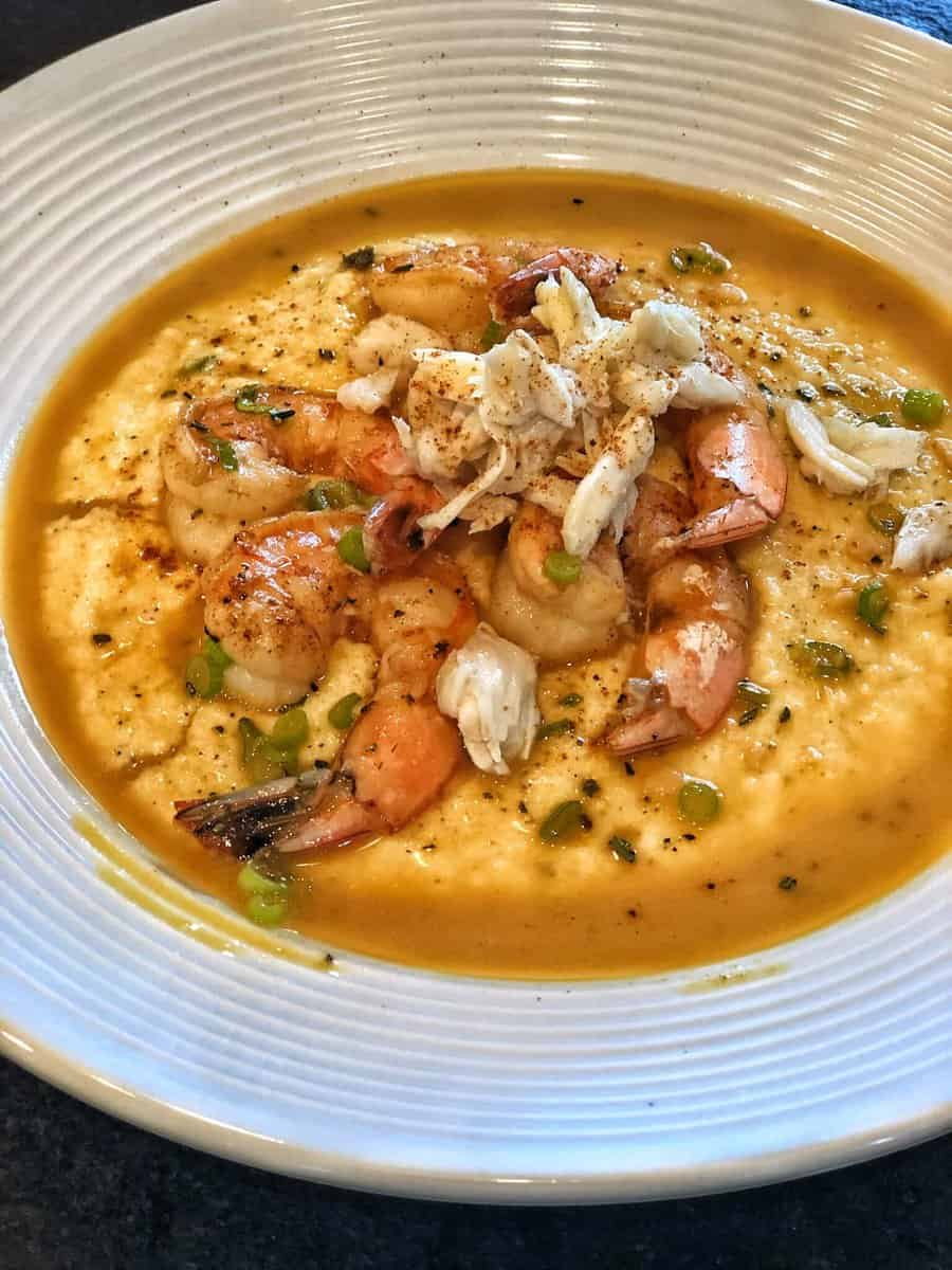 New Orleans BBQ Shrimp & Grits - Kenneth Temple
