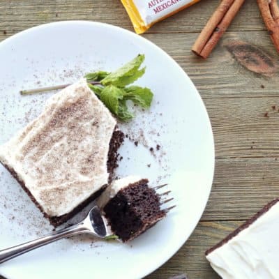 Chocolate Mexican Vanilla Cake
