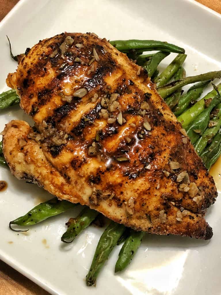 Grilled Chicken with Crown Royal Glaze