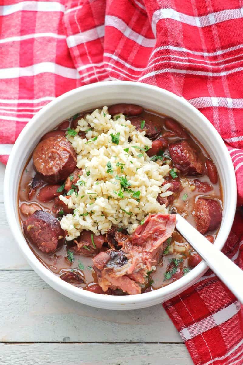 instant pot new orleans red beans and rice2
