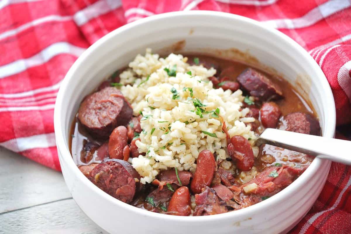 instant pot new orleans red beans and rice5