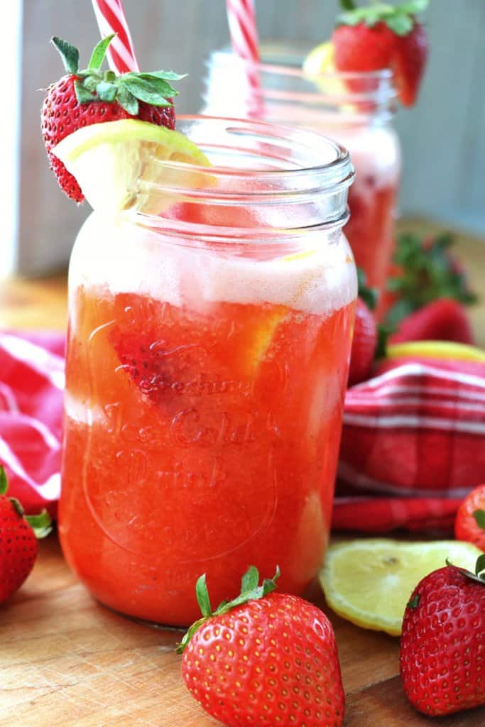Strawberry Ginger Lemonade