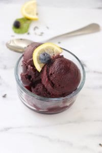 Blueberry Lemon Lavendar Sorbet