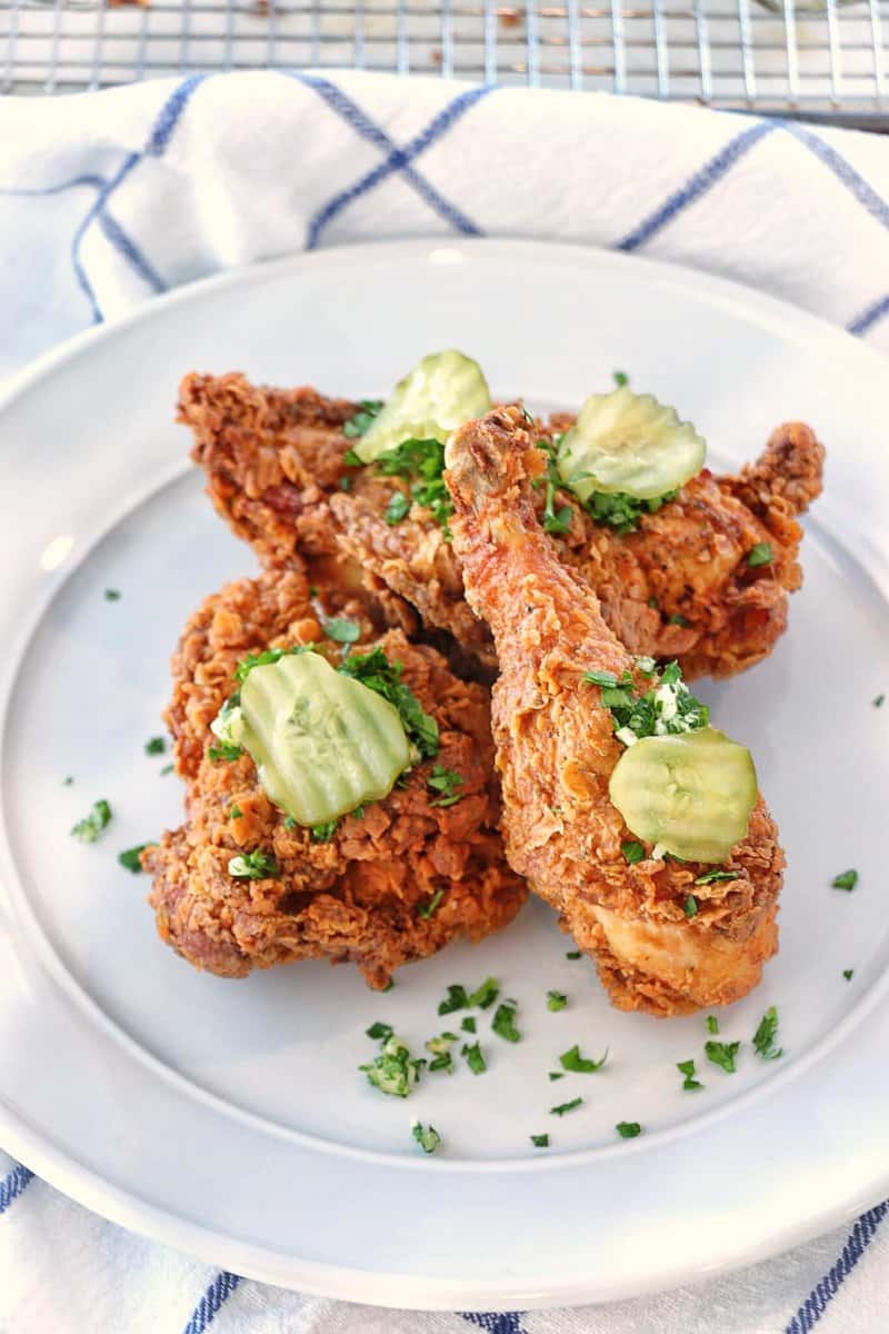 Southern Fried Chicken on a plate