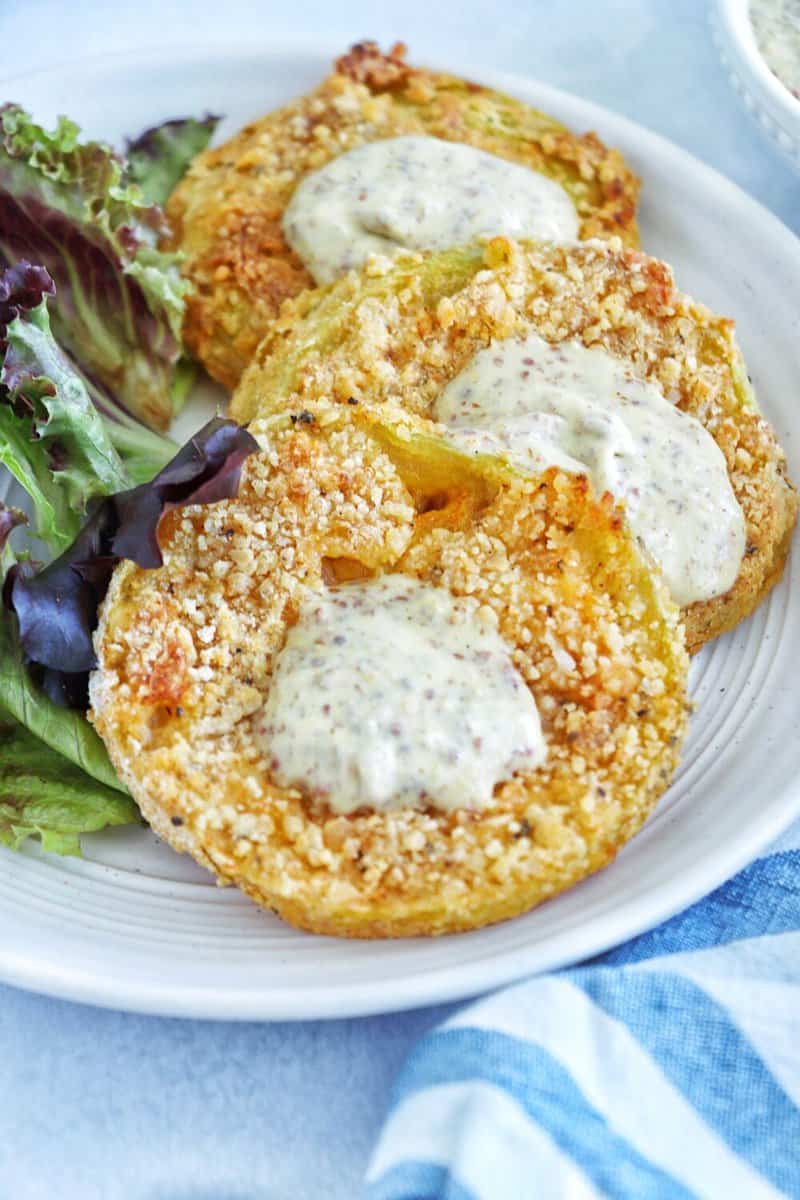 Air Fryer Fried Green Tomatoes3
