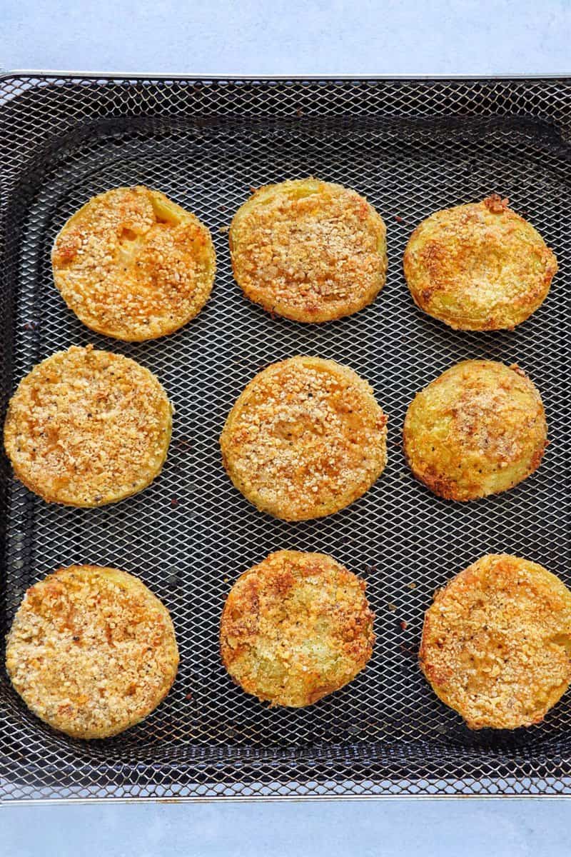 Air Fryer Fried Green Tomatoes5