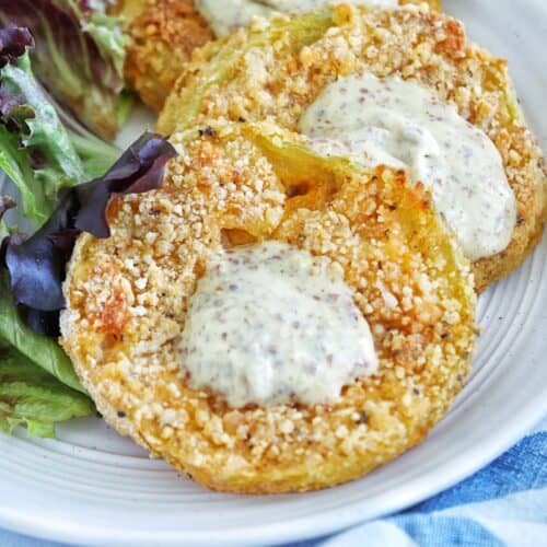 Air Fryer Fried Green Tomatoes6
