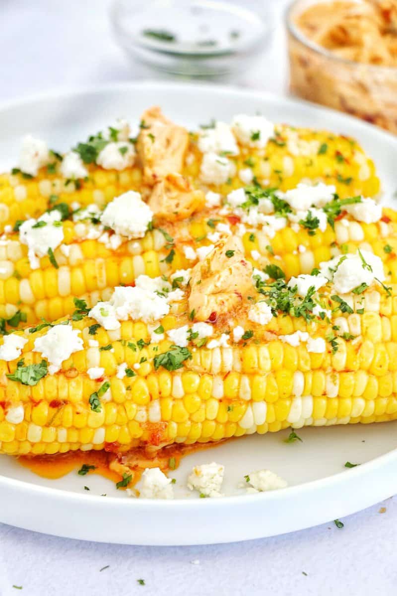 Grilled Corn with Chipotle Lime Butter
