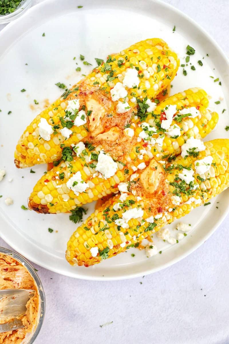 Grilled Corn with Chipotle Lime Butter4