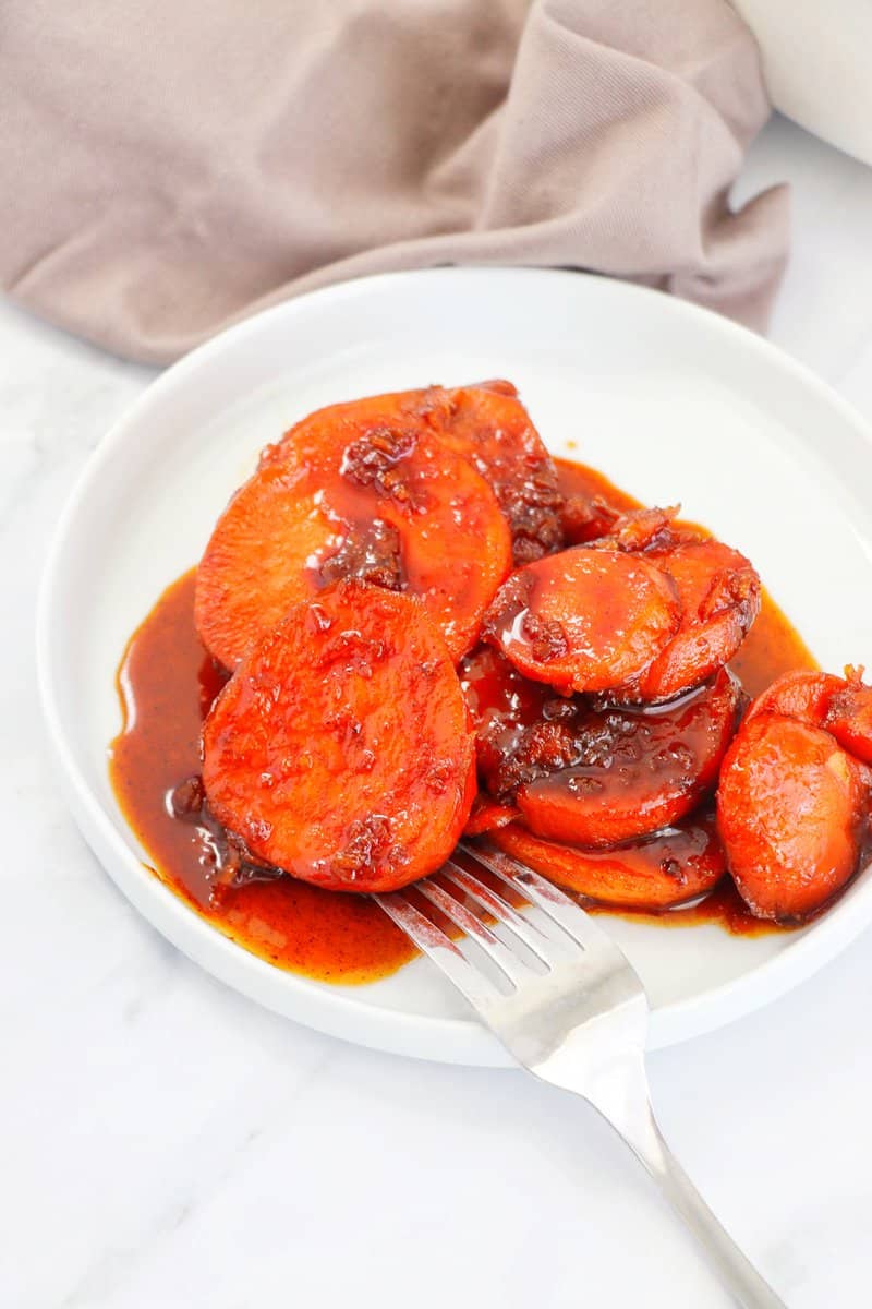 Candied Yams on a plate