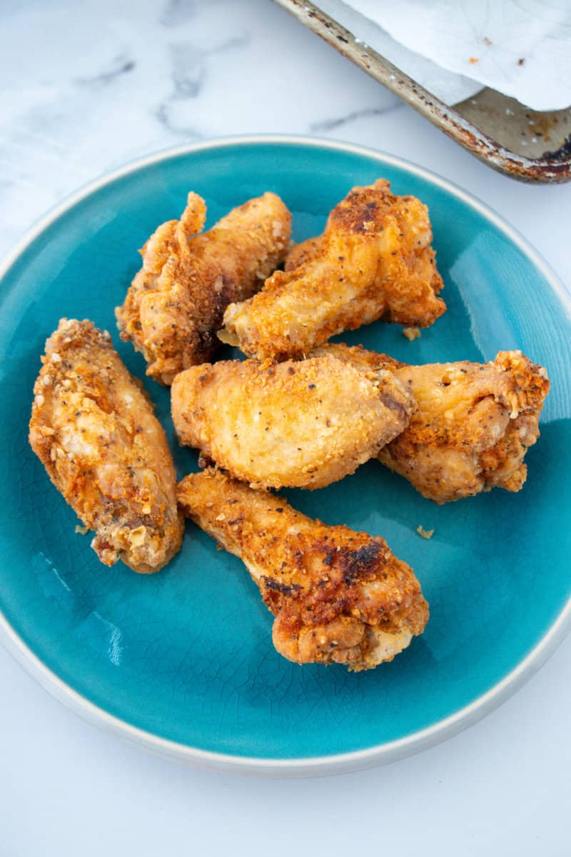 chicken wings on a plate