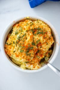overheadshot of classic southern Potato Salad 1