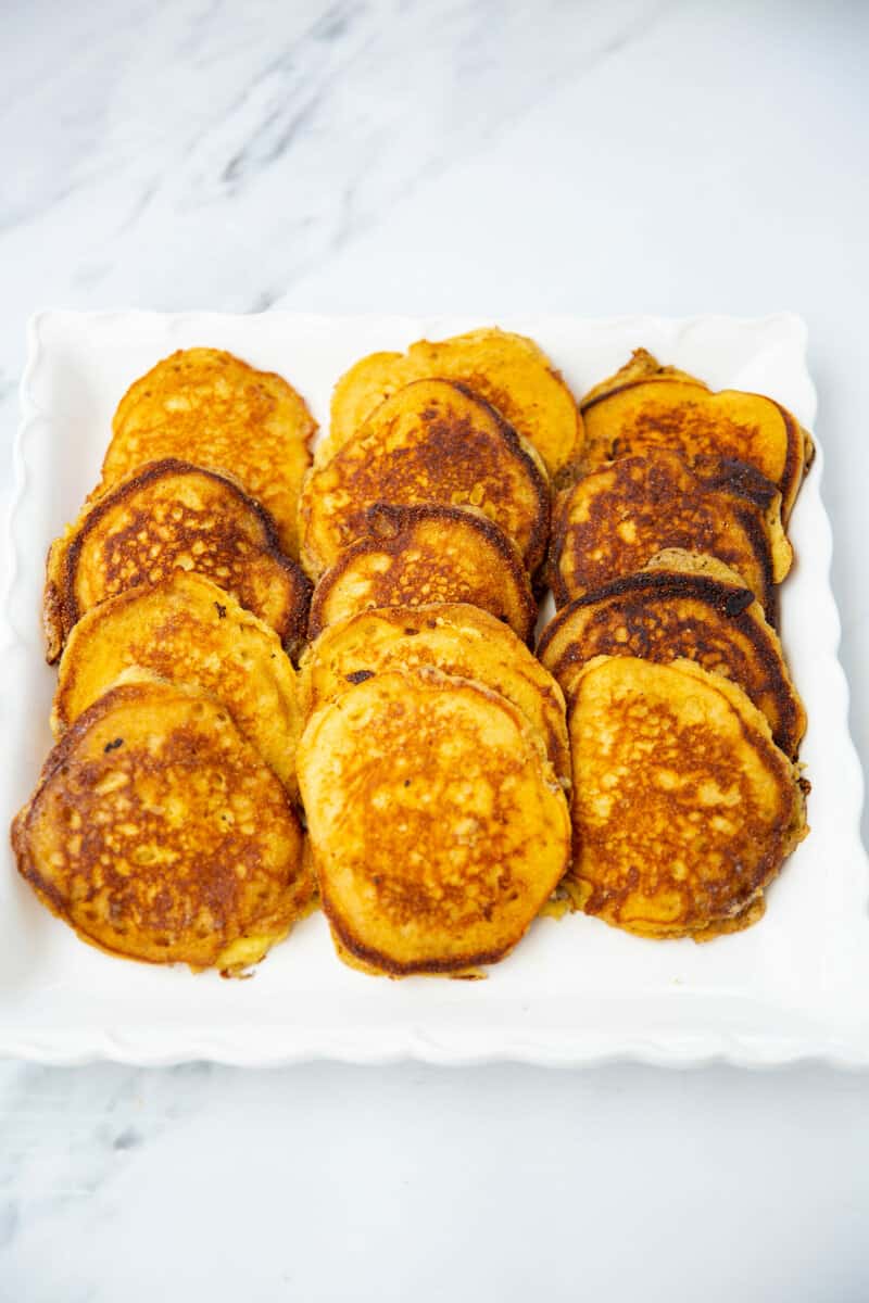 cooked hoecakes