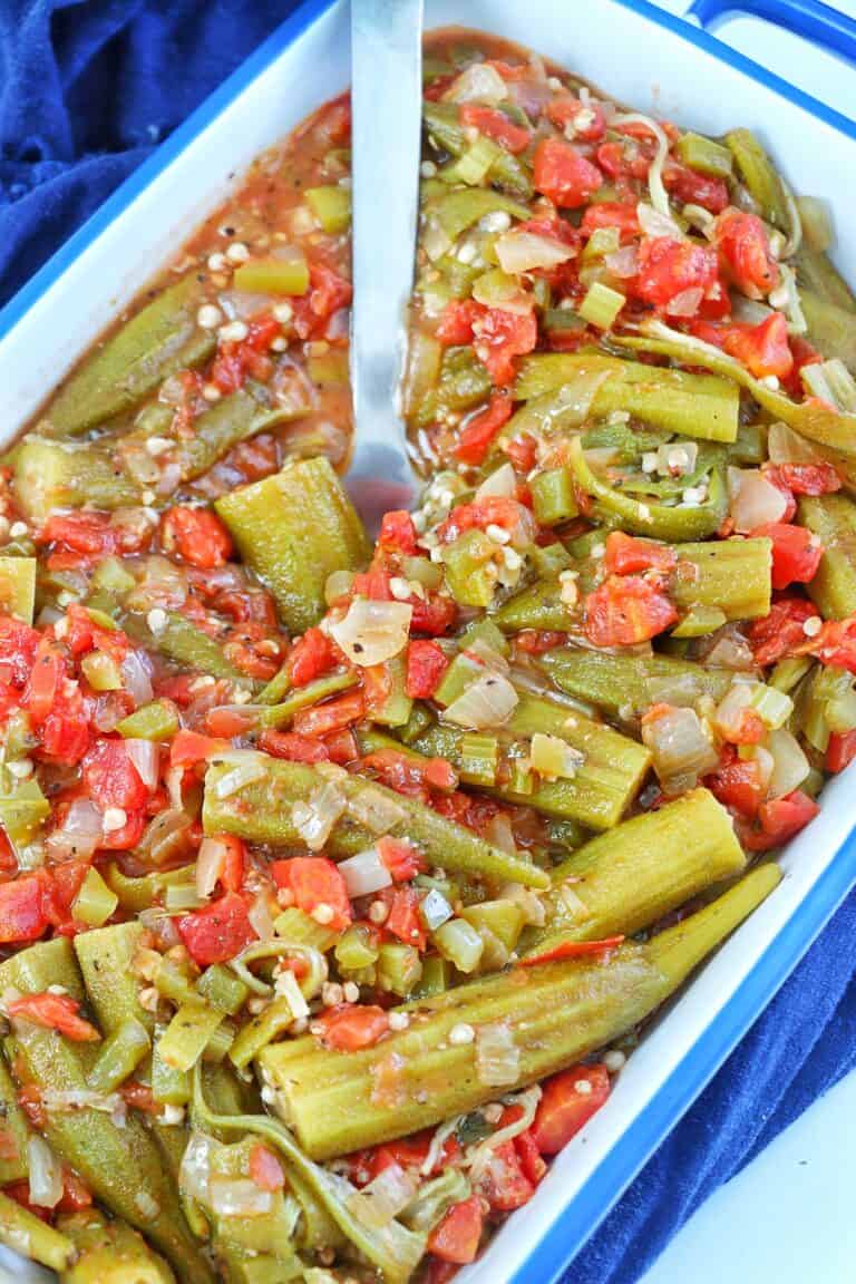 Stewed Okra and Tomatoes Temple