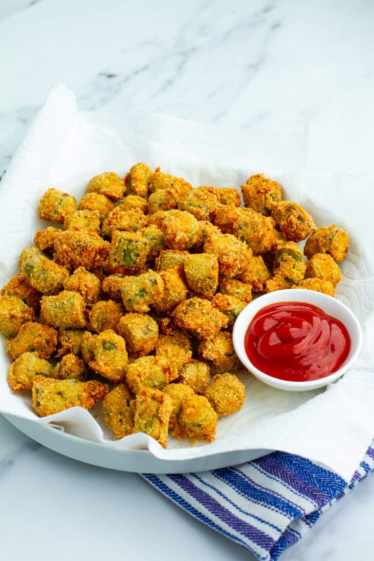 Pan Fried Okra Temple