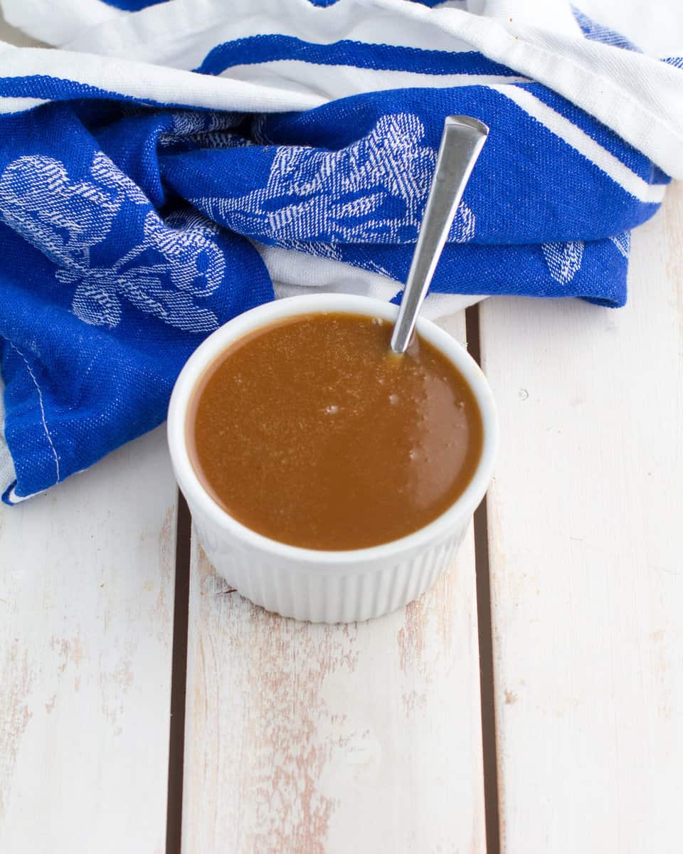 Bourbon Sauce in a small bowl