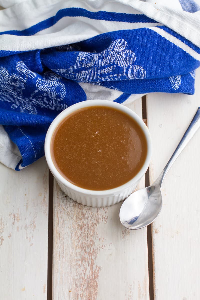 Bourbon Sauce in a small bowl