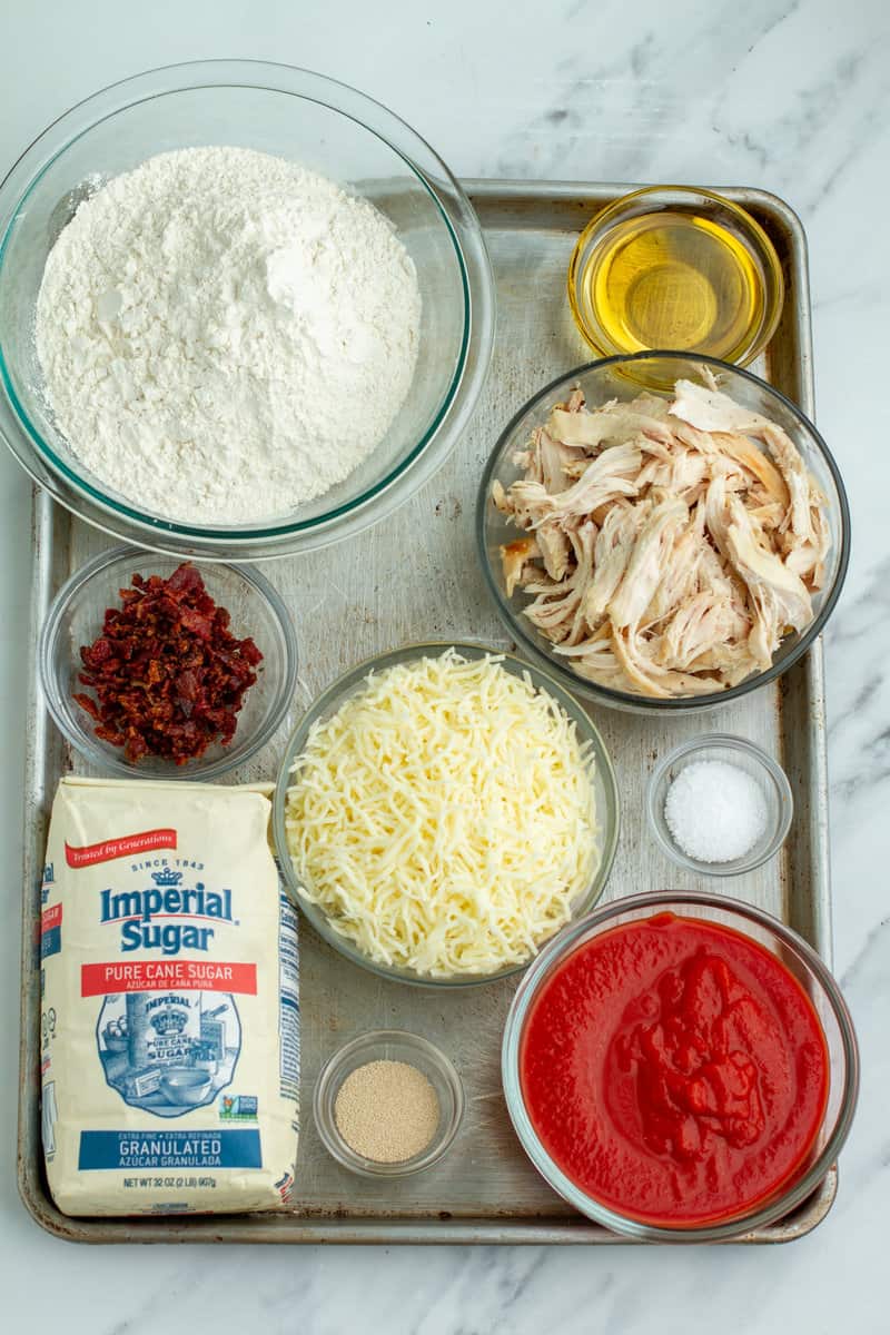 Chicken Bacon Ranch Pizza Ingredients