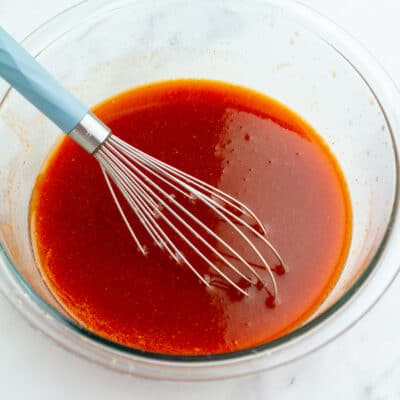 Hot Honey Sauce in a bowl