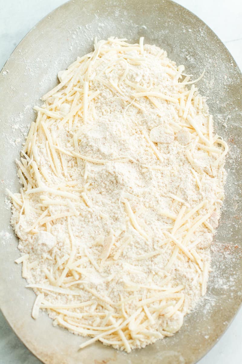 Parmesan Crust for Chicken on a plate