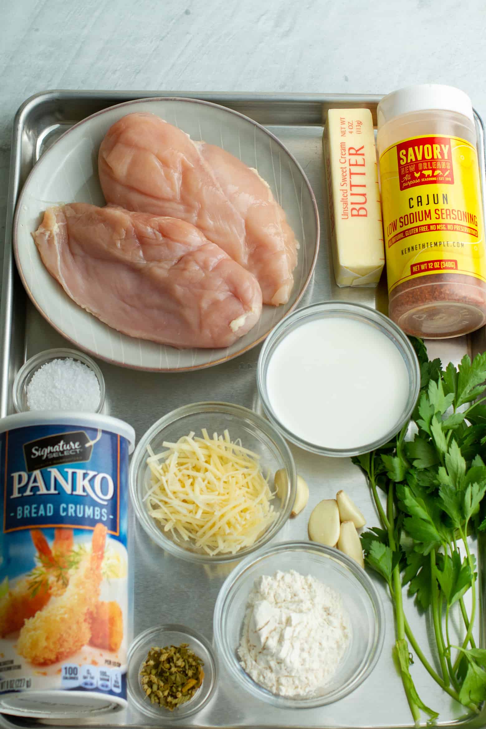 Parmesan Crusted Chicken (Air Fryer) Ingredients 