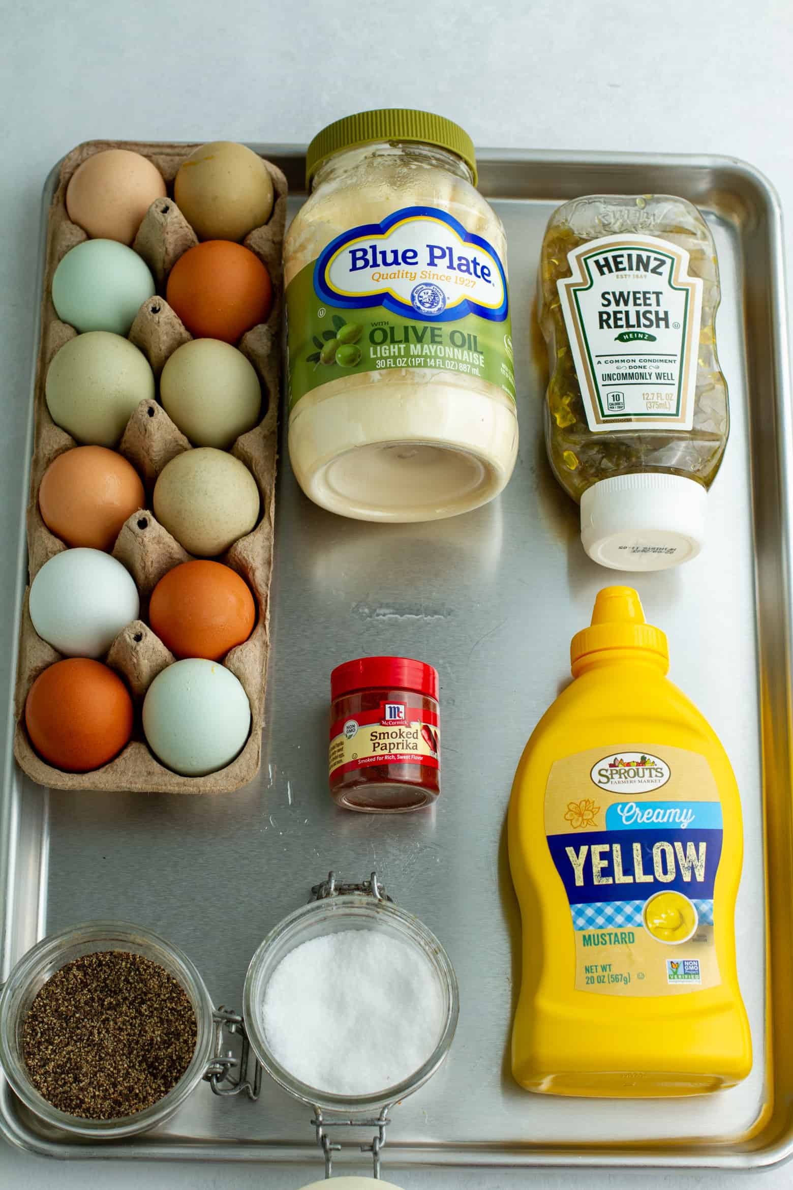 Southern Deviled Eggs ingredients