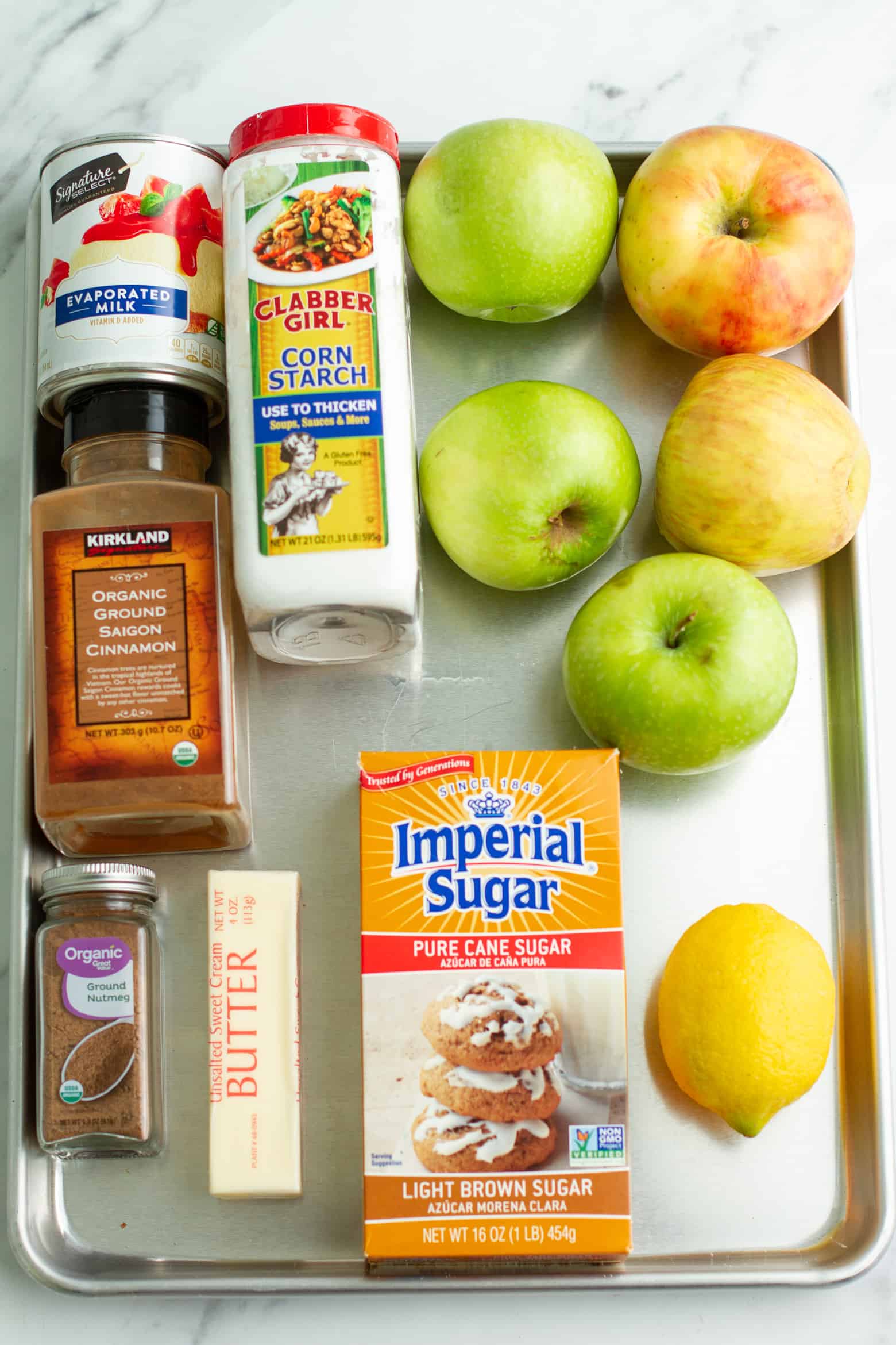 Easy Apple Cobbler Ingredients