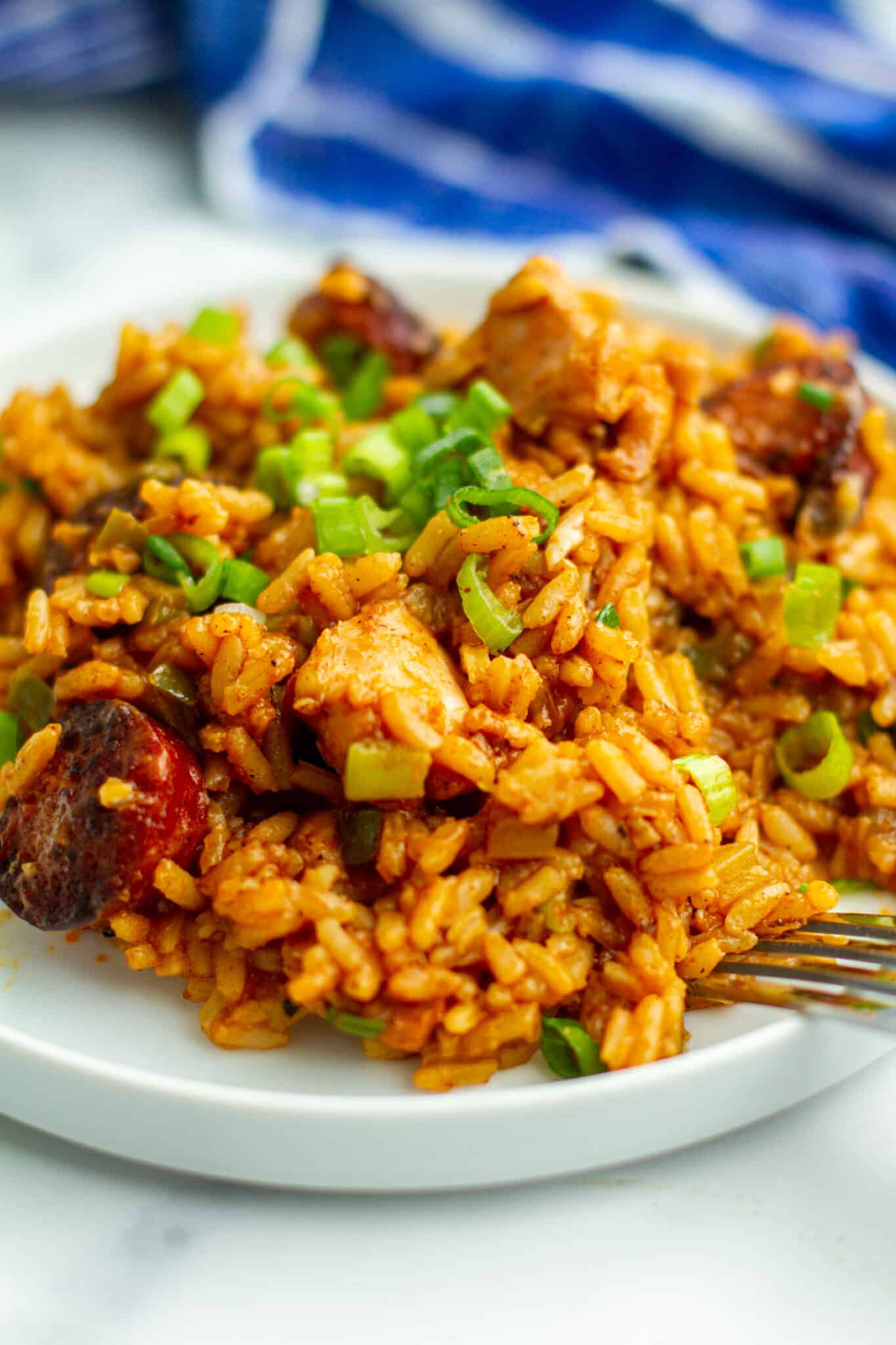 Chicken and Sausage Jambalaya Temple