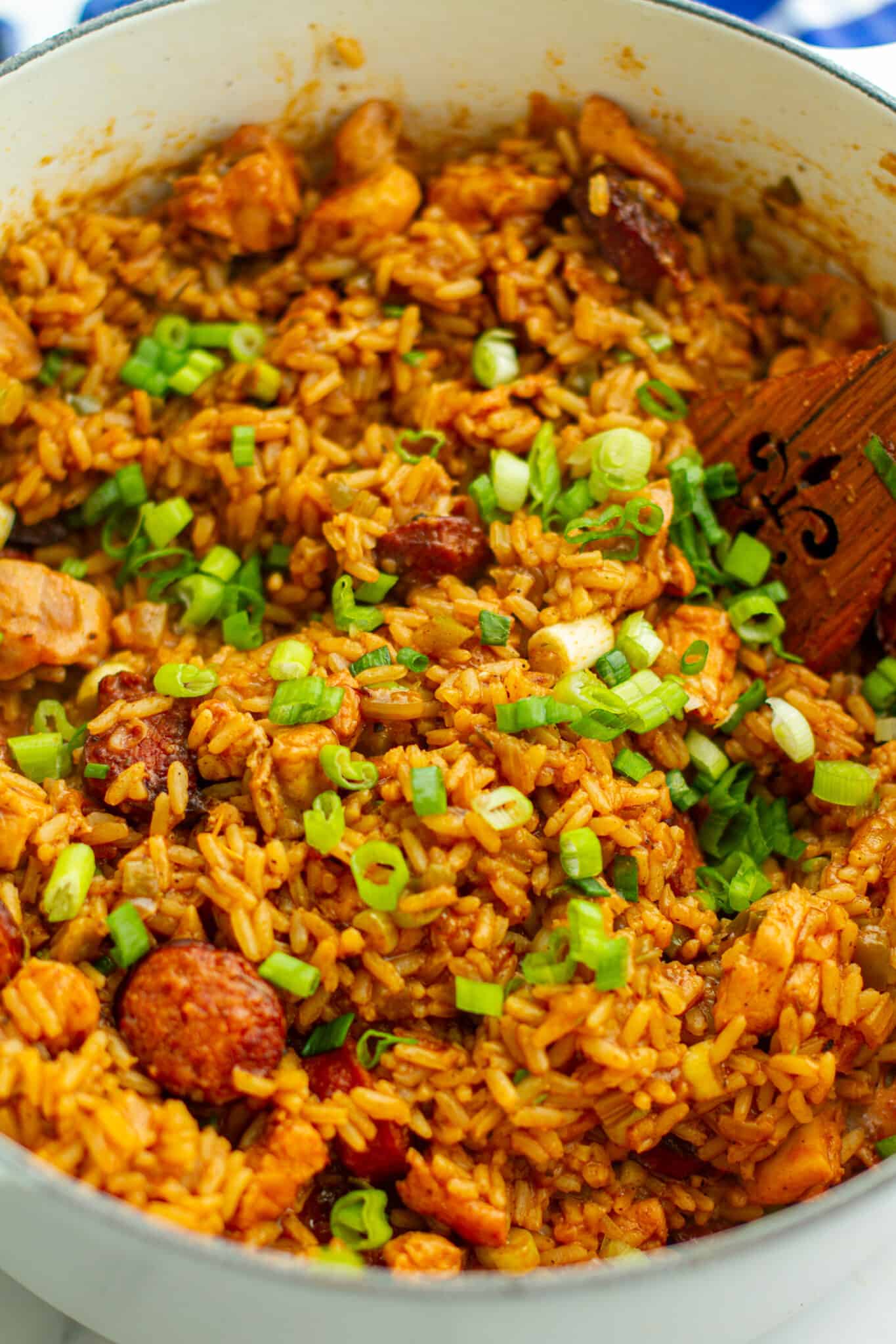 Chicken and Sausage Jambalaya Temple