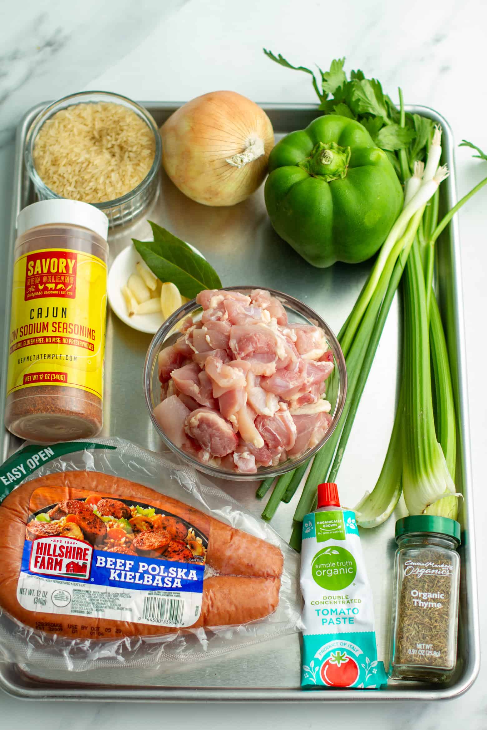 Chicken and Sausage Jambalaya Ingredients
