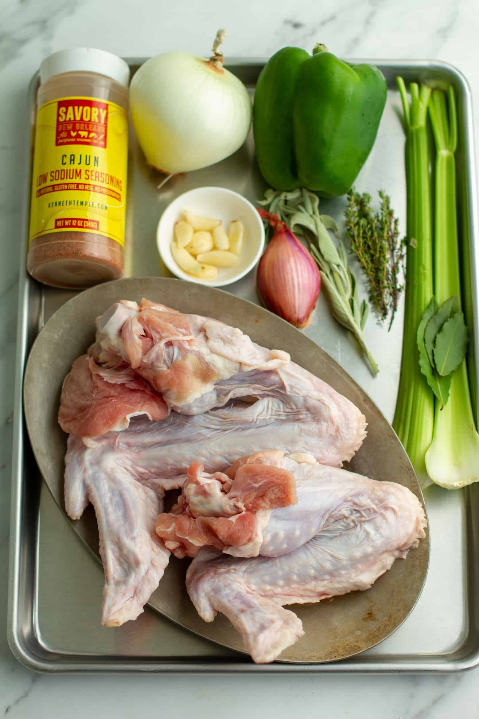 Southern Smothered Turkey Wings Ingredients
