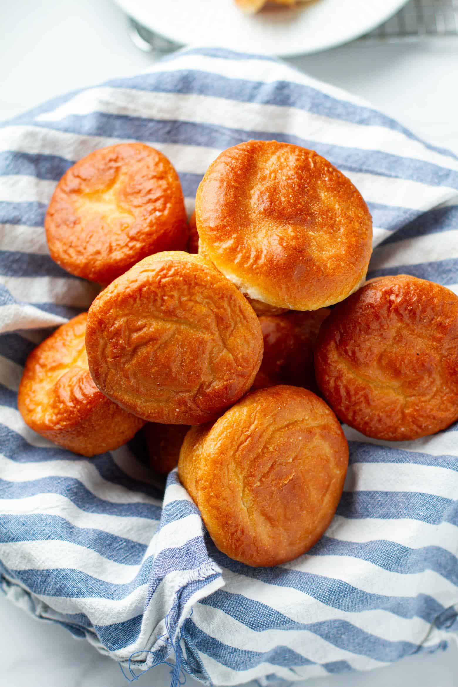 Buttermilk Rolls on a platter.