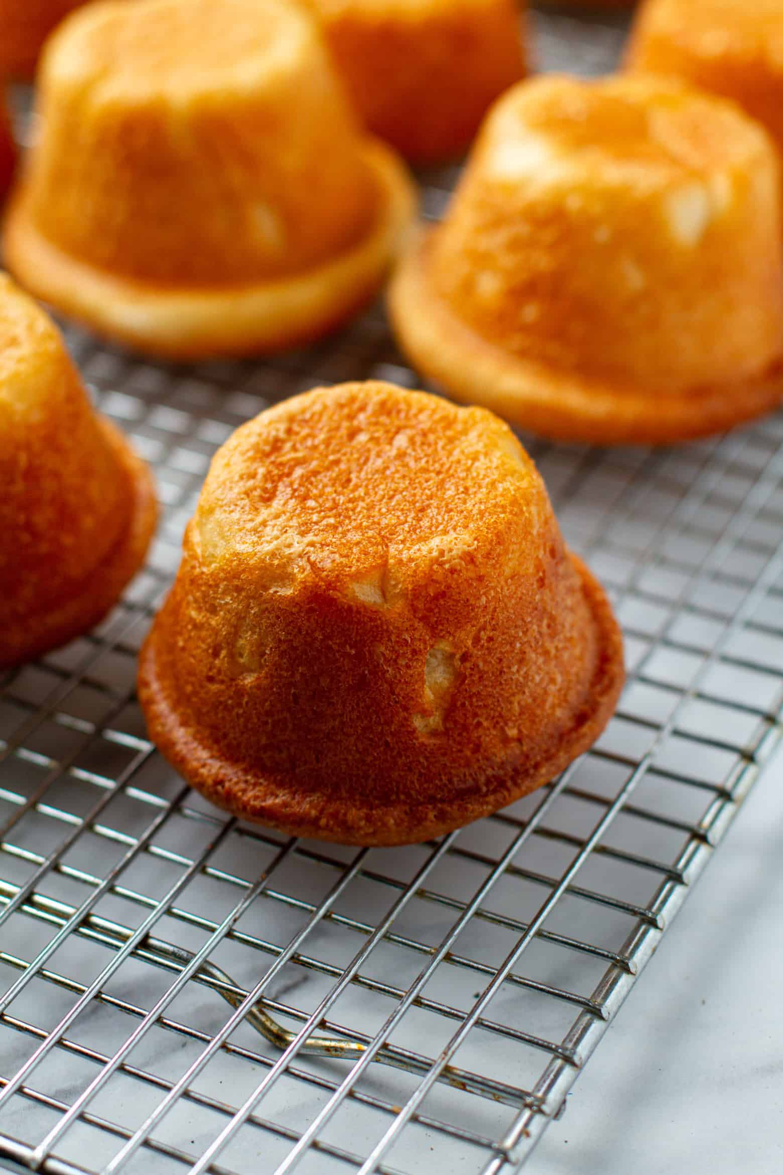 Buttermilk Rolls on a cooling rack.