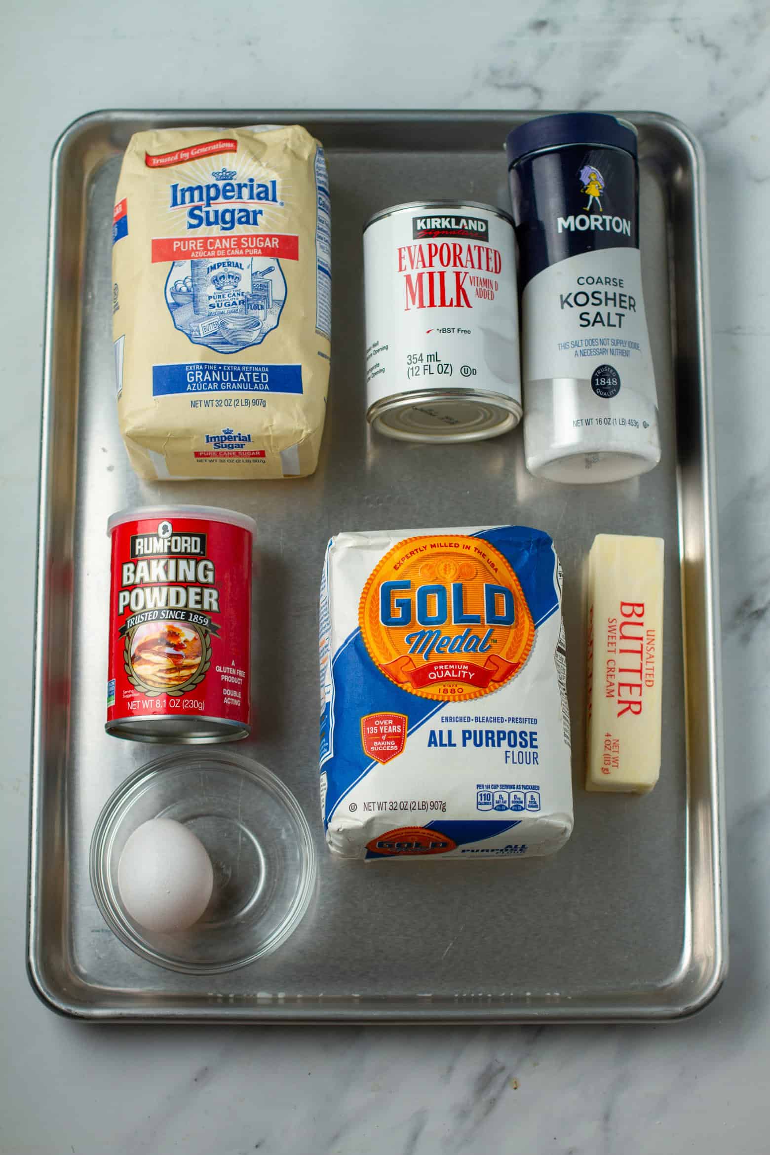 No Yeast Rolls ingredients.